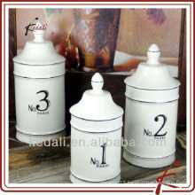 new style ceramic coffee canister set with NO design